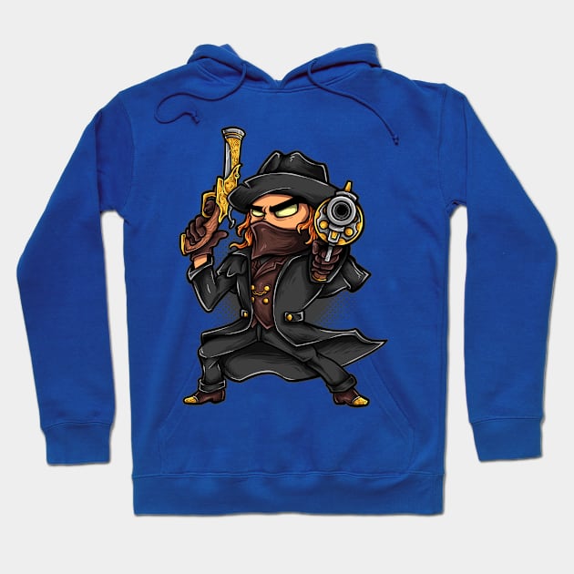 The Vampire Hunter Illustrated Design Hoodie by Jarecrow 